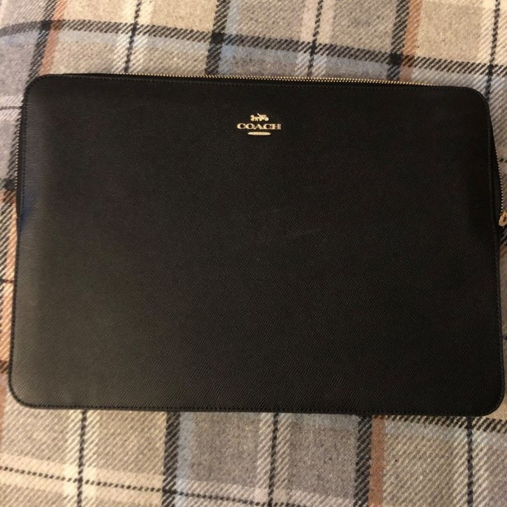 Brand new beautiful coach laptop case.